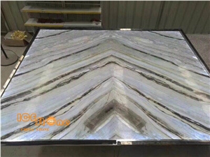 Blue Valley/Cross Cut/Bookmatch/Marble Slabs/Tiles/Cut to Size/China