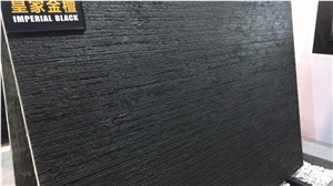 China Black Wooden Vein Marble Cut to Size, Polished Surface Offering