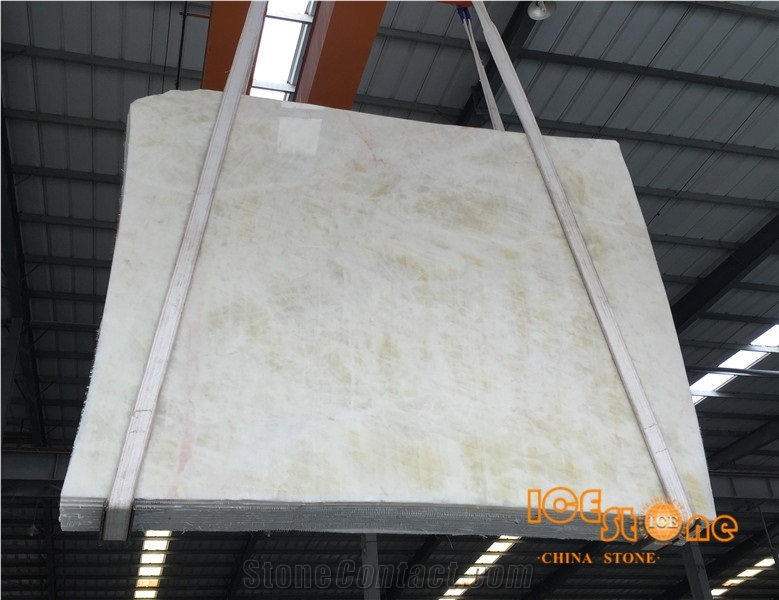 China Crystal White Onyx,Translucence,Good for Project,Own Warehouse