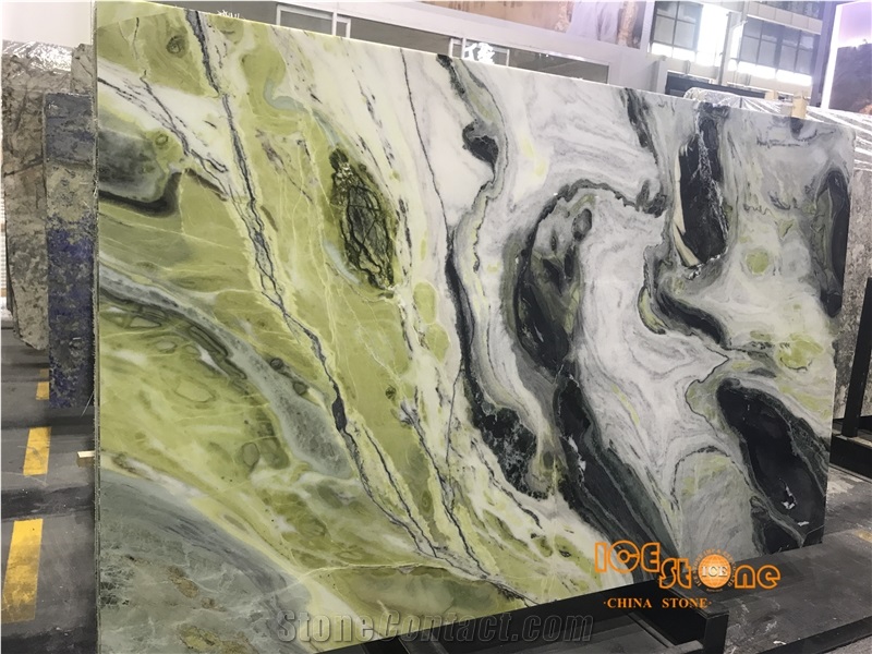 China Dreaming Green Marble,Big Quantity, Good Quality and Best Price