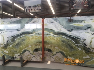 China Dreaming Green Marble,Interior Wall and Floor Applications,
