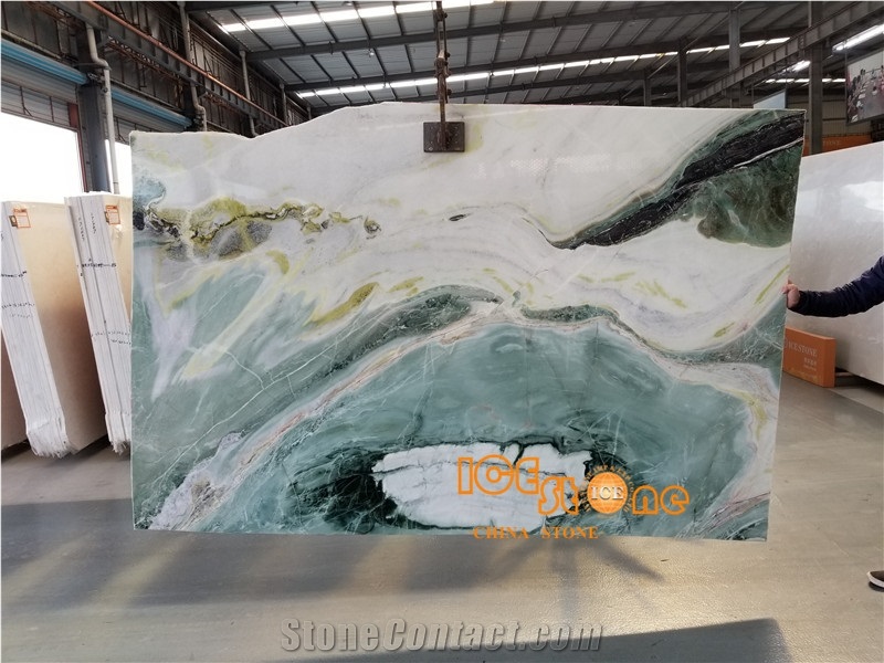 China Dreaming Green Marble, Own Quarry, Color Painting,Luxury Marble
