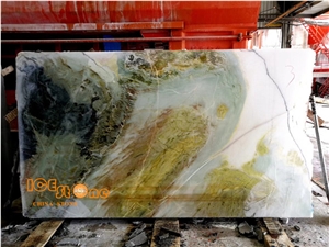 China Popular Dreaming Green Own Quarry Slab with Competitive Price
