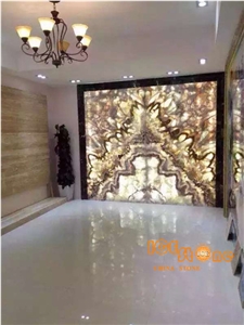 China Rainbow Onyx,Interior Wall and Floor Applications,Translucence,