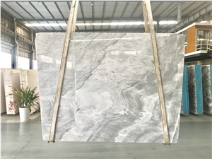 Dorian White Marble Greece Everest White Polished Slab&Tiles Project