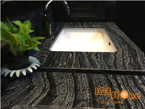 Silver Wave, Kenya Black Marble Vanity Tops