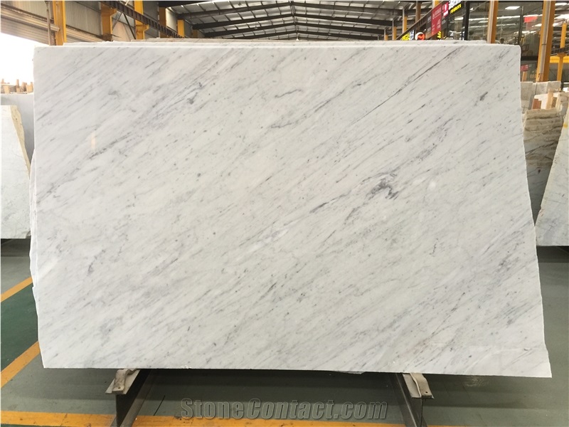 New Cut Bianco Carrara Slabs in 2cm White Carrara Slabs Italian White