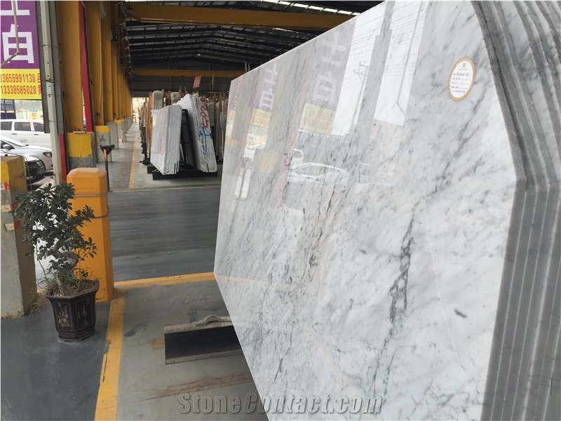 New Product#Bianco Carrara Slabs Italian White Slaba Big Size Marble