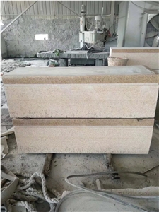 Chinese Golden Rustic Granite G682 Bench