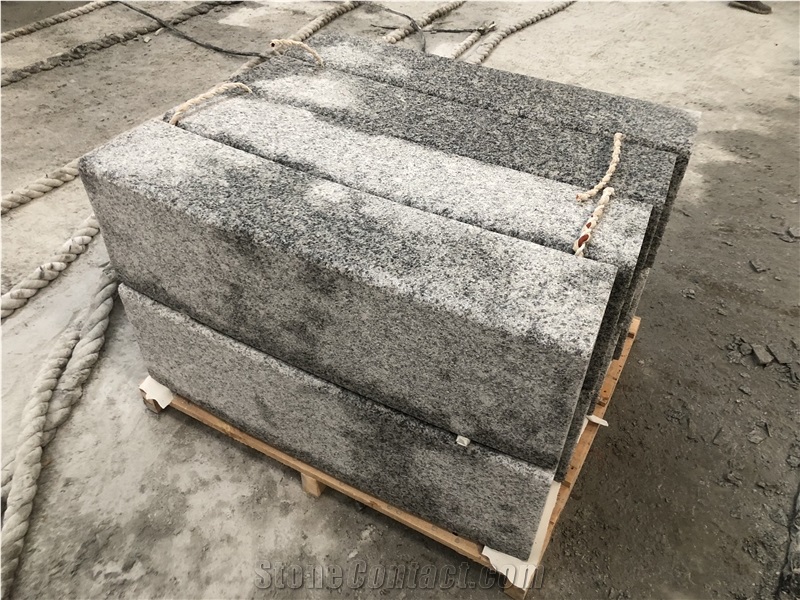 Chinese Grey Granite Curved Curbstone