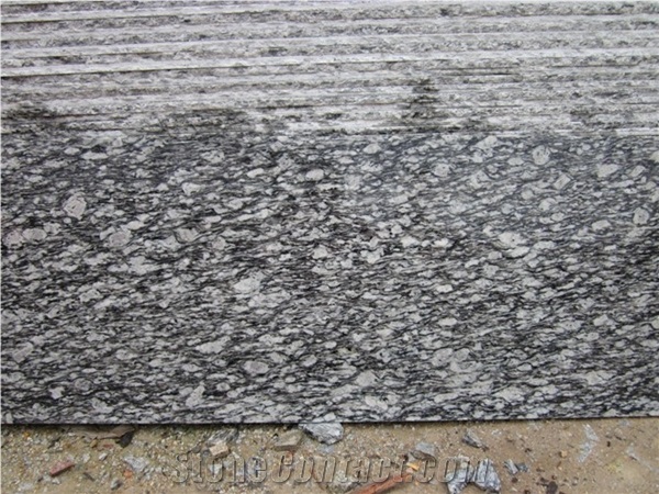 Chinese Wave White Granite Slabs
