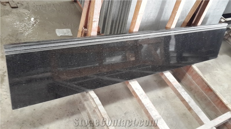 Indian Galaxy Black Granite Slab Tile