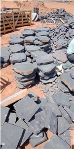 Good Price Zhangpu Black Basalt Paving Stone Irregularly Shape