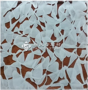 Special Jade Glass Panel,Partition Wall,Folding Screen
