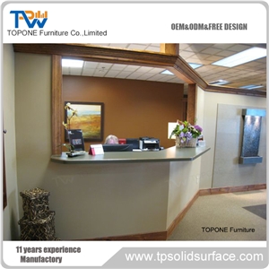 Decorative Reception Counter Office Furniture Designs