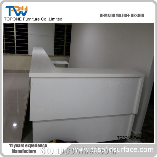 Hot Sale Acrylic Solid Surface Reception Desk/Table
