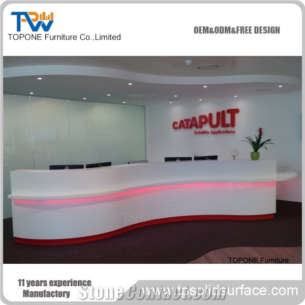 Made Modern Luxury 2 Person Reception Desk From China