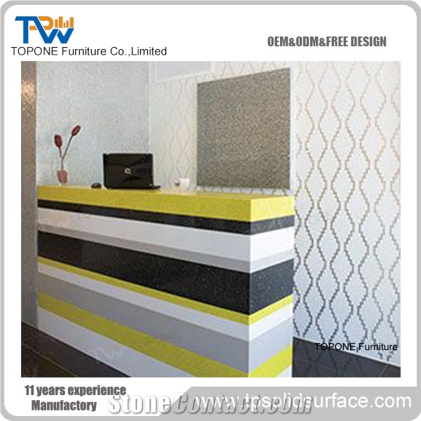 Marble Stone Customized Beauty Reception Desk/Reception Counter
