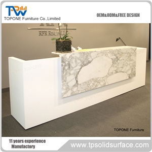 Popular Design High End Led Reception Counter