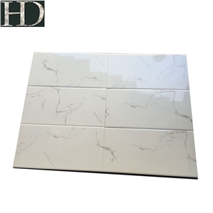 600*300mm White Ceramic Artificial Volakas White Ceramic Tiles