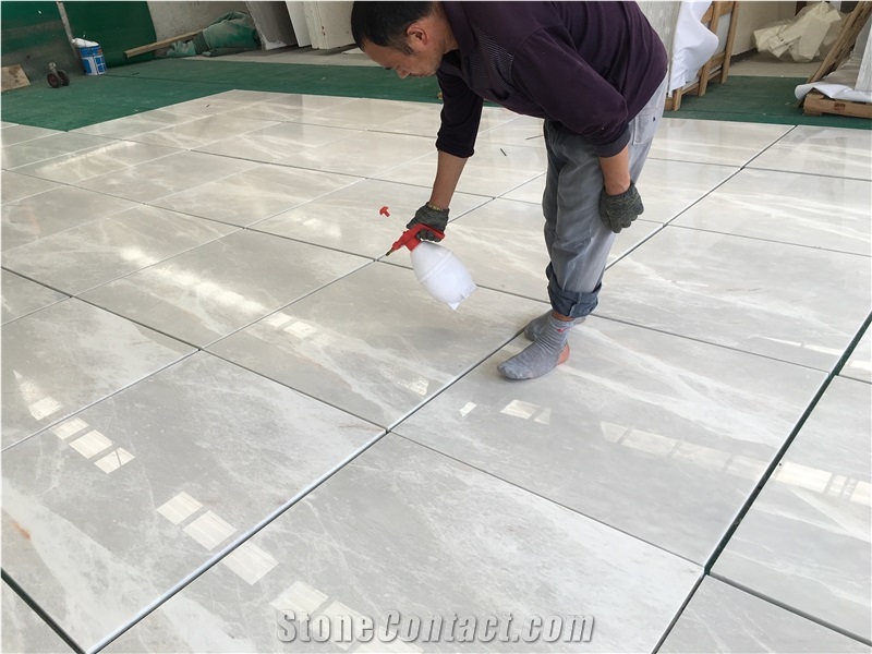 Bianco Lasa,Bianco Chiffon White Marble Slab for Floor and Wall