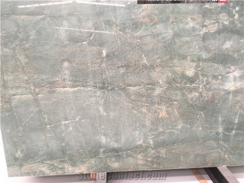 Brazil Gray Green Jade Marble Slab,Beautiful Gray Green Marble