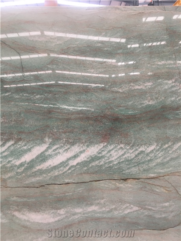 Brazil Royal Green Marble Slabs for Background Wall，Rainforest Green