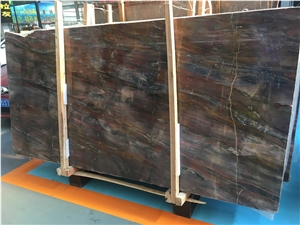 Louis Red Marble High Polished Slabs for Wall Tile and Floor Tile