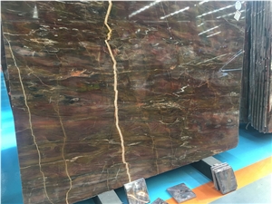 Louis Red Marble High Polished Slabs for Wall Tile and Floor Tile