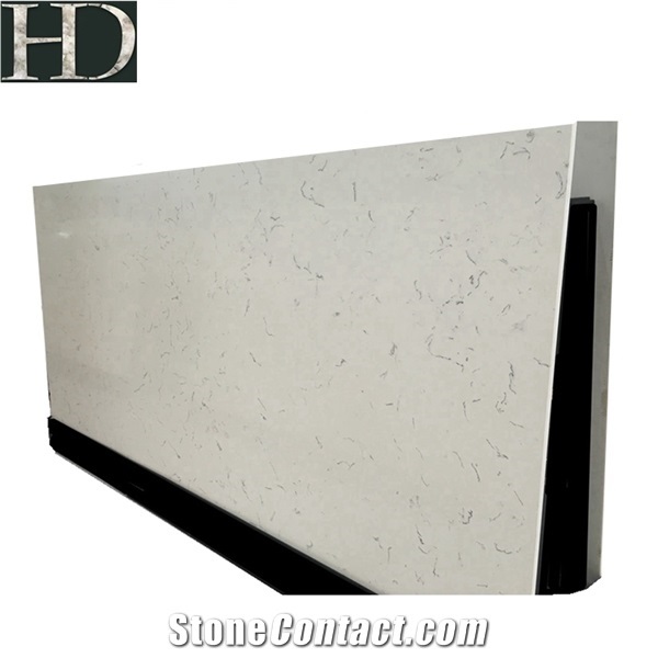 White Artificial Stone Slabs Middle White Quartz Stone Price