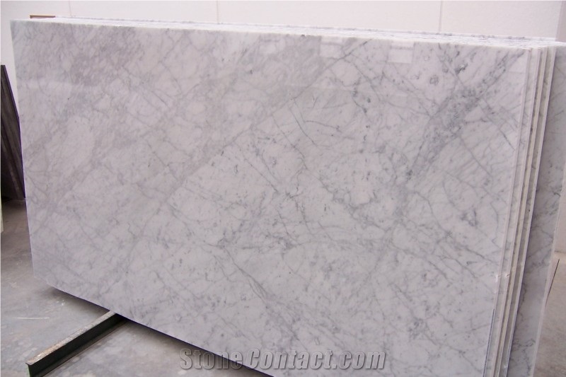 Bianco Carrara C, Cd, Bianco Gioia, White Carrara Marble Slab and Tiles