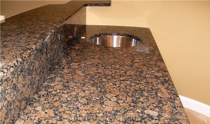 Baltic Brown Granite Ktichen Bar Top,Countertops Traditional Style