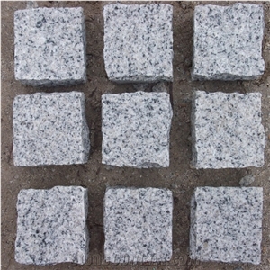 Bianco Crystal Grey Sesame G603 Padang Light Granite Cube Stone Exterior Floor Paverment