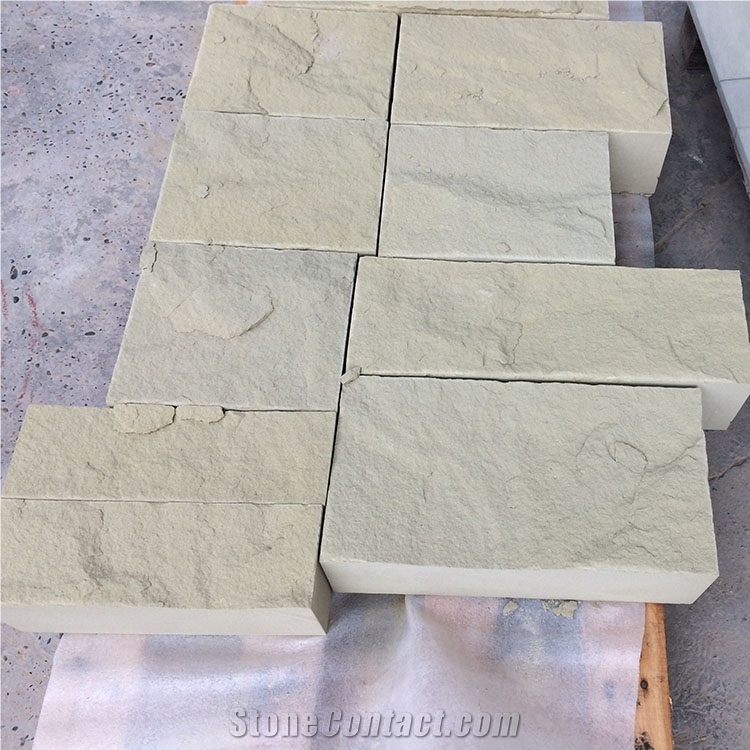 Beige Sandstone Natural Finish China Rough Stone