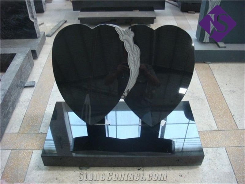 Competitive Price for Russia Black Granite Headstone/ Monument