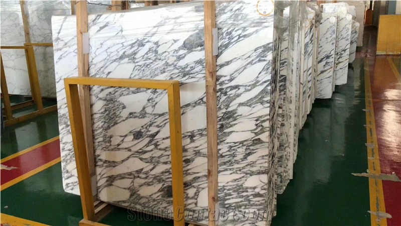 Prefabricated Marble Arabescato Slab for Custom Marble
