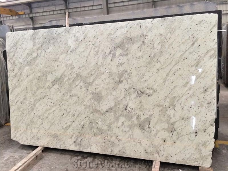 Polished White Granite Slabs/Tiles, Andromeda White Granite Slabs/Tile