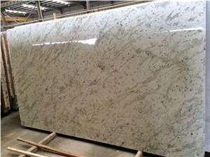 Polished White Granite Slabs/Tiles, Andromeda White Granite Slabs/Tile