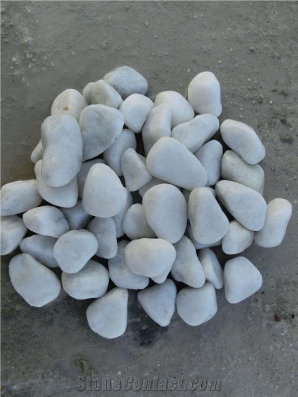 White Pebble Stone,White River Pebble,White Pebble for Landscaping