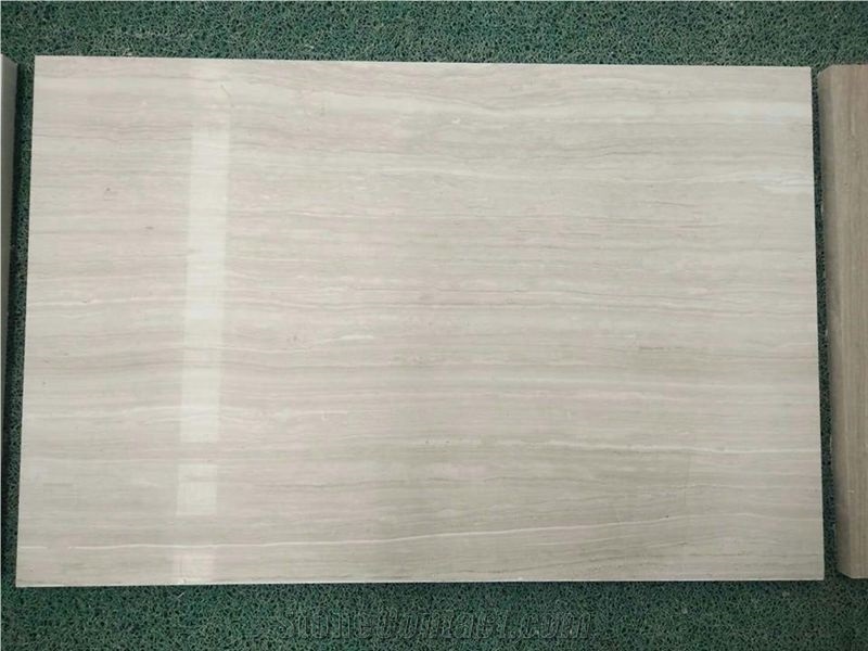 White Wood Grain Marble,Serpeggiante White, Wooden White Marble Tiles