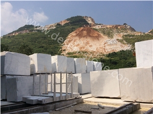 China Guangxi White/Ivory Jade White Marble Big/Small Stone Blocks