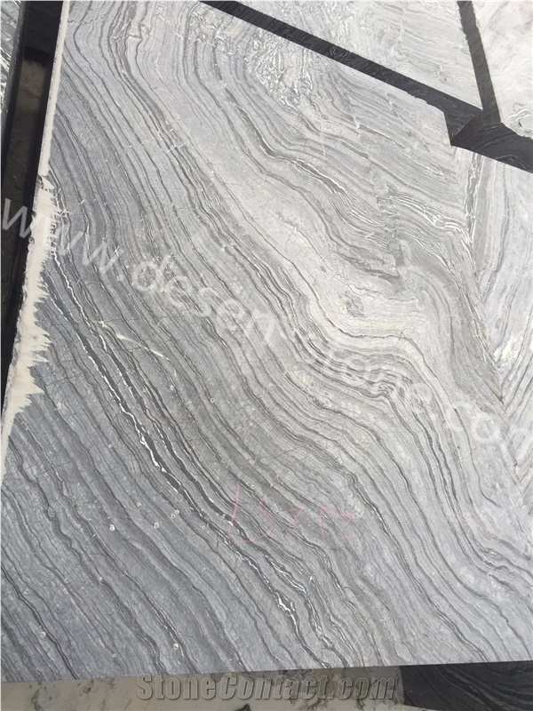 China Silver Waves/Antique Wooden/Ancient Wood Marble Stone Blocks