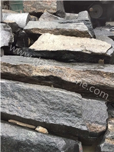 G684 Fuding Beauty Black Rain Granite/Basalt Big/Small Stone Blocks
