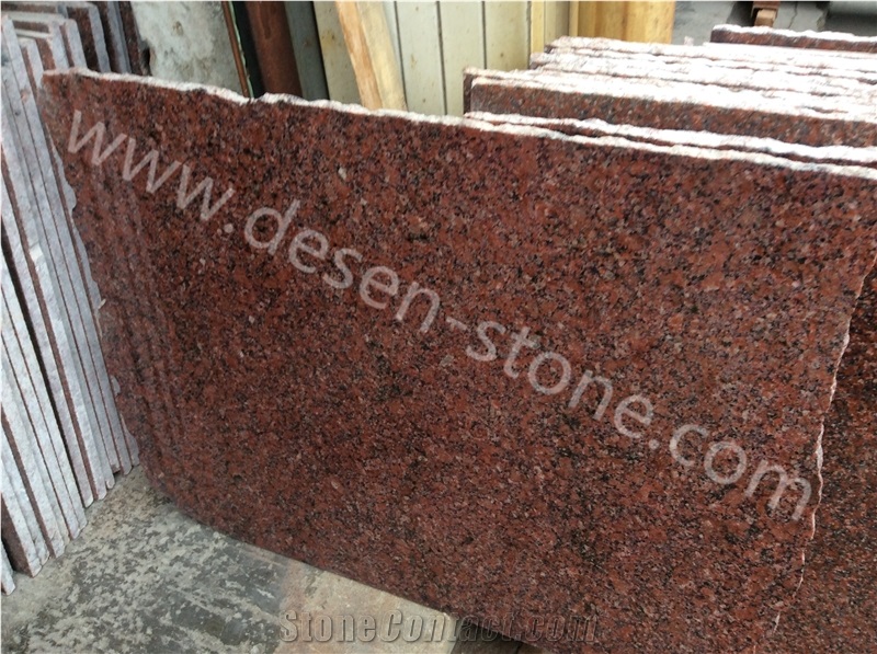 Indian Red/Indian Rosso Multicoor Granite Stone Slabs&Tiles Countertop