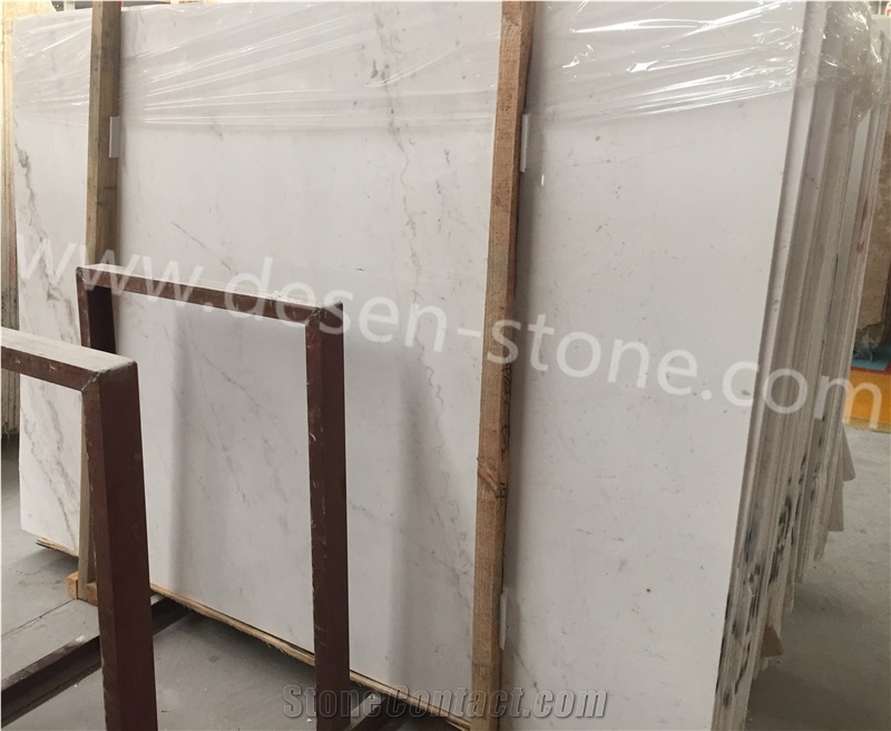 Jazz White/Volakas Ambrosia Marble Stone Slabs&Tiles Walling Cladding