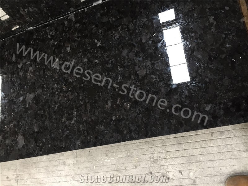 Labrador Black Angola/Absolute Black Granite Stone Slabs&Tiles Walling