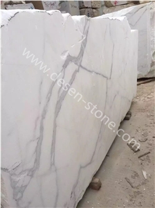 Statuario Bianco/Statuario White/Statuary Venato Marble Stone Blocks