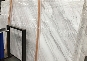 Volakas White/Semi White Of Stenopos Marble Stone Slabs&Tiles Patterns