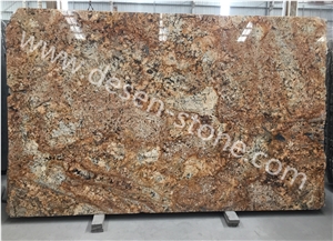 Yellow&Brown Color Golden Chocolate Granite Stone Slabs&Tiles Patterns