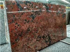 Volcano Red Granite Slabs